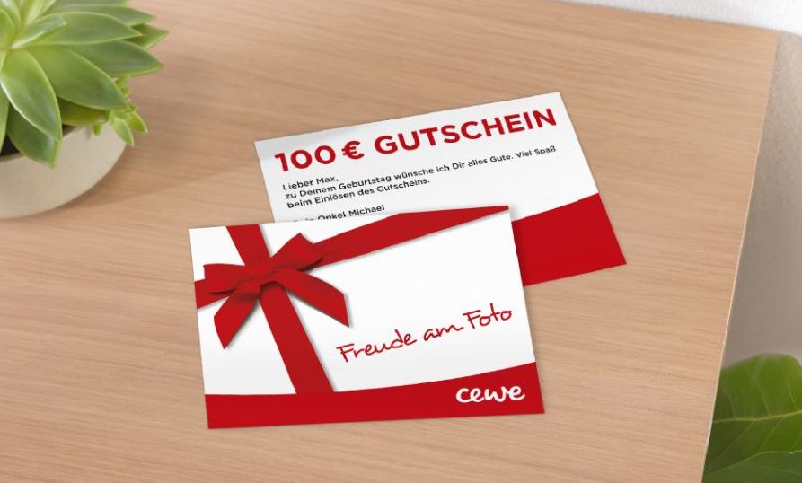 CEWE Geschenkgutschein: Ein Geschenk, das immer passt!